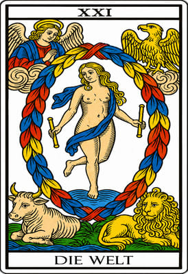 tarot de marsella Die Welt