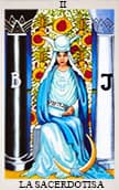 love tarot The Priestess