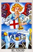 tarot del amor O julgamento