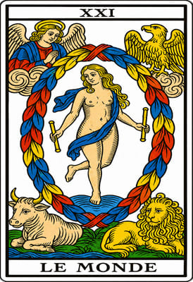 tarot de marsella Le Monde