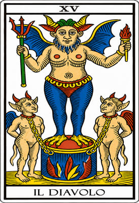tarot de marsella Il Diavolo