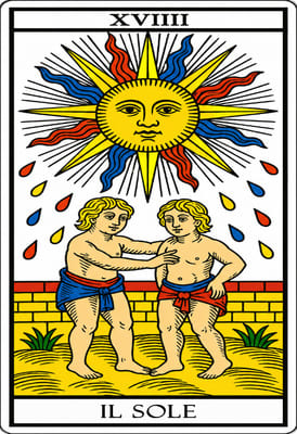 tarot de marsella Il Sole