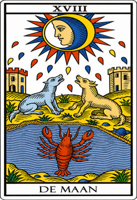 tarot de marsella De Maan