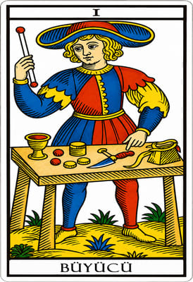tarot de marsella Büyücü